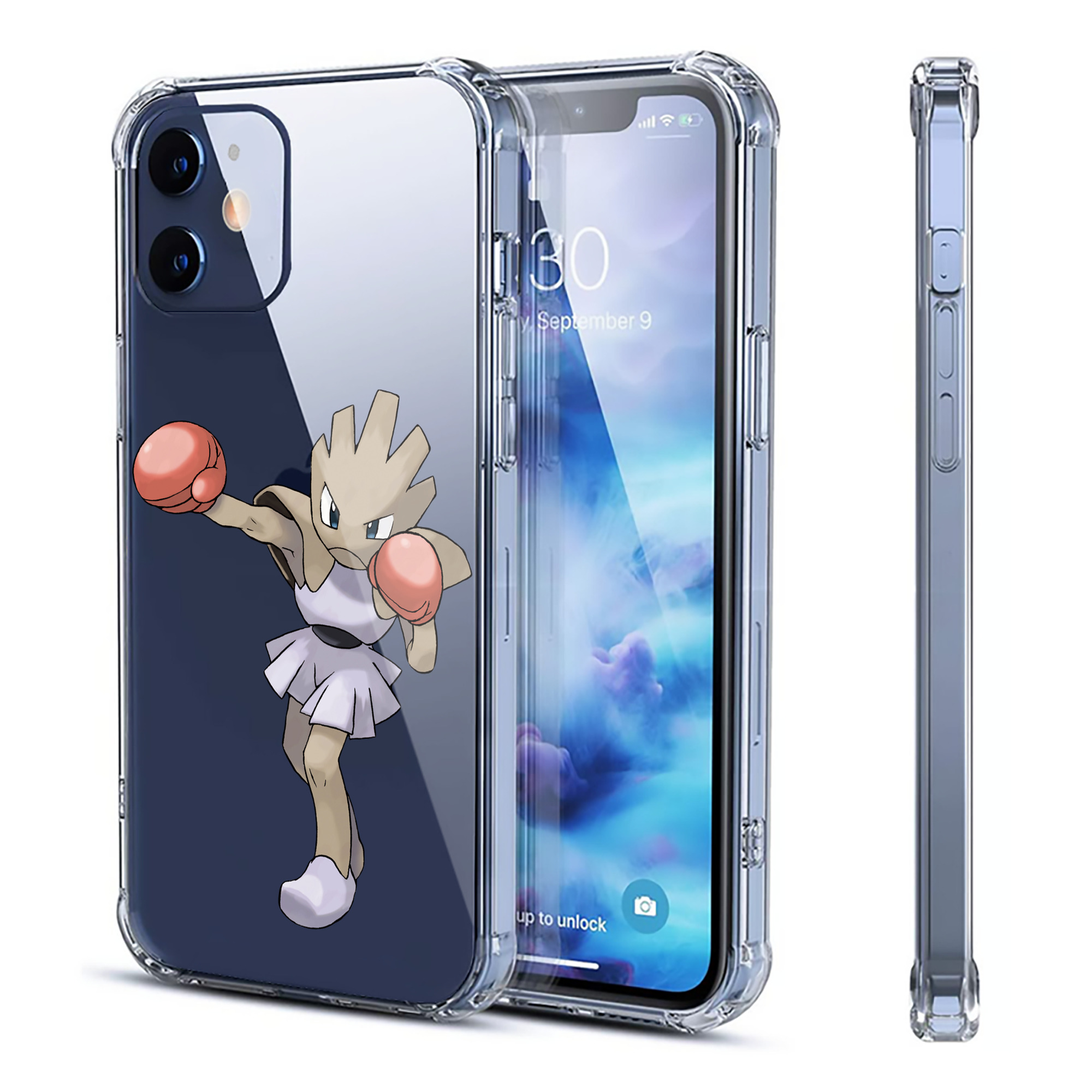 （画像用） ポケットモンスター Pokémon 【iPhone 12シリーズ対応】透明スマホケース（クリアソフトケース）